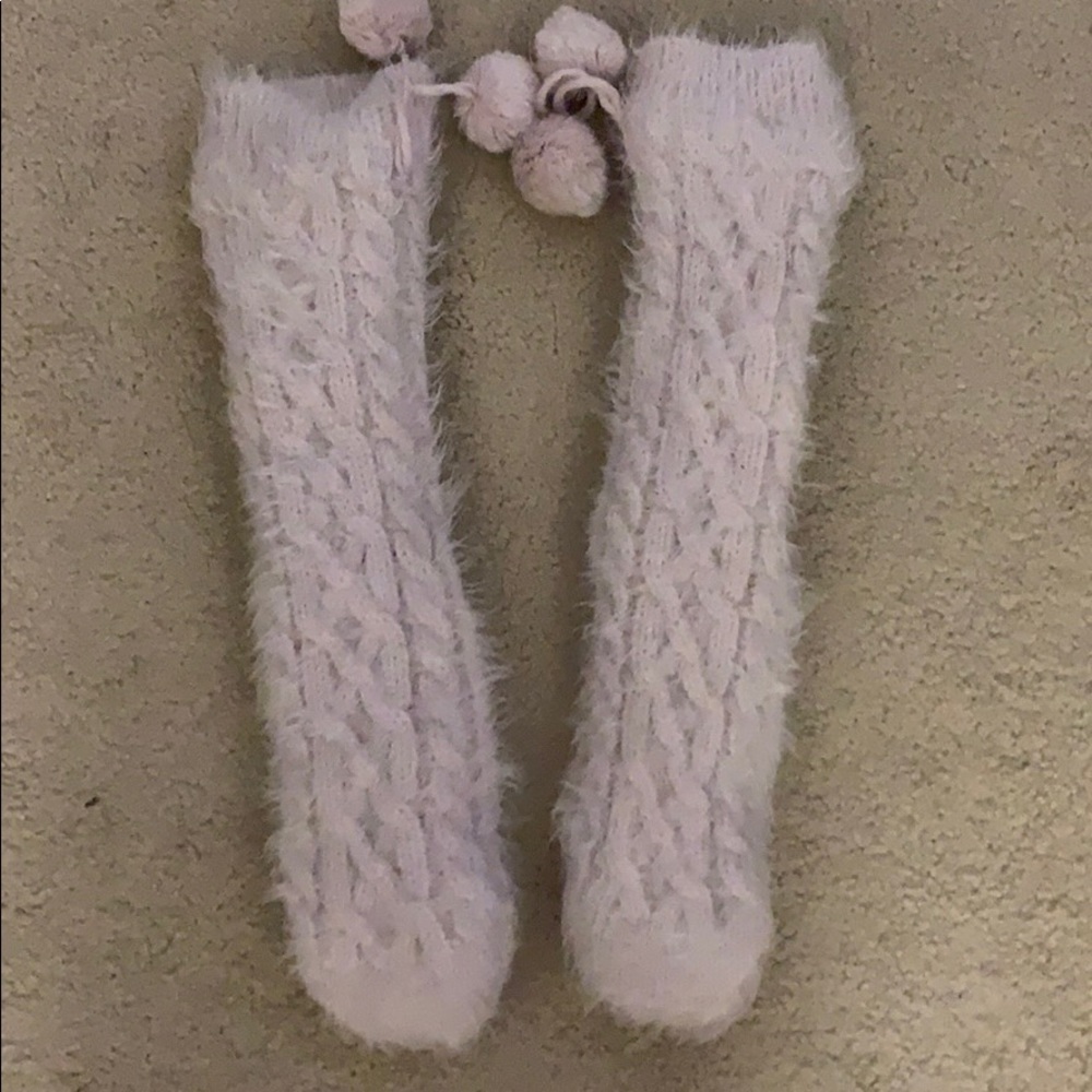 Cozy reading socks